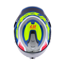 ALPINESTARS S-R7 LUMEN GLOSS SILVER/BLACK/PINK/FLURO YELLOW HELMET
