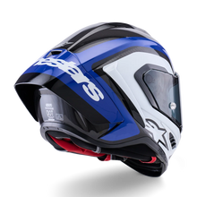 ALPINESTARS SUPERTECH R10 ARIUS GLOSS BLACK/WHITE/BLUE HELMET