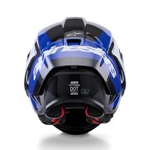 ALPINESTARS SUPERTECH R10 ARIUS GLOSS BLACK/WHITE/BLUE HELMET