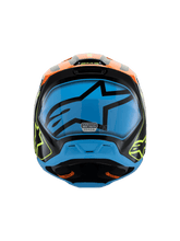 ALPINESTARS SM3 YOUTH FRAY ECE06 HELMET - BLACK ORANGE FLURO-YELLOW GLOSSY