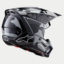 ALPINESTARS SM5 ROVER 2 ECE 22.06 HELMET - BLACK SILVER GLOSS