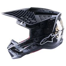 ALPINESTARS SM5 SOLAR FLARE HELMET - GLOSS BLACK GREY COLD