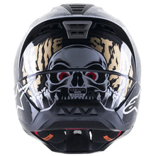 ALPINESTARS SM5 SOLAR FLARE HELMET - GLOSS BLACK GREY COLD