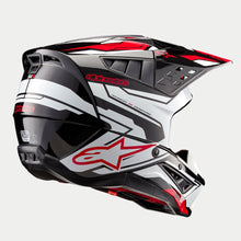 ALPINESTARS SM5 ACTION 2 ECE 22.06 HELMET - BLACK WHITE BRIGHT RED GLOSS