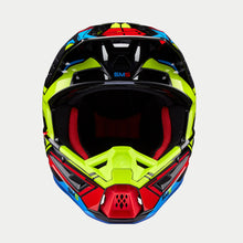 ALPINESTARS SM5 ACTION 2 ECE 22.06 HELMET - BLACK FLURO YELLOW BRIGHT RED GLOSS