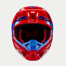 ALPINESTARS SM5 ACTION 2 ECE 22.06 HELMET - BRIGHT RED BLUE GLOSS