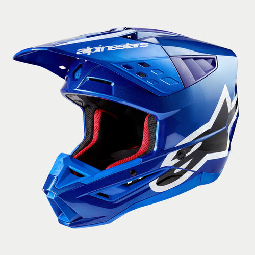 ALPINESTARS SM5 CORP ECE 22.06 HELMET - BLUE GLOSS