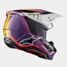 ALPINESTARS SM5 SAIL ECE 22.06 HELMET - VIOLET BLACK SILVER GLOSS