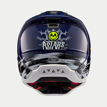 ALPINESTARS SM5 RASH ECE 22.06 HELMET - NIGHT NAVY FLURO YELLOW GLOSS