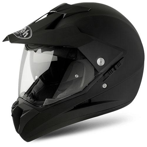 AIROH S5 ADVENTURE MATT BLACK HELMET (Size: Youth Small)