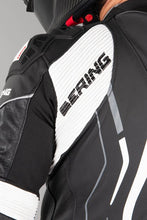 BERING 🇫🇷 ULTIMAT-R BLACK/WHITE/GREY ONE PIECE LEATHER RACE SUIT