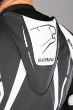 BERING 🇫🇷 ULTIMAT-R BLACK/WHITE/GREY ONE PIECE LEATHER RACE SUIT