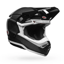 BELL MOTO-10 SPHERICAL GLOSS BLACK/WHITE MOTOCROSS HELMET