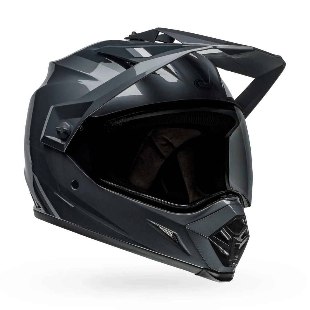 BELL MX-9 ADVENTURE MIPS ALPINE GLOSS CHARCOAL/SILVER HELMET