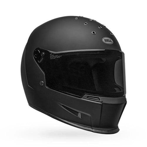 BELL ELIMINATOR MATT BLACK MOTORCYCLE HELMET (Size: SMALL)