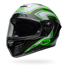 BELL RACE STAR DLX XENON BLACK/KRYPTONITE MOTORCYCLE HELMET