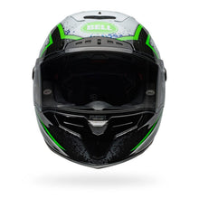 BELL RACE STAR DLX XENON BLACK/KRYPTONITE MOTORCYCLE HELMET