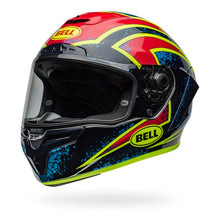 BELL RACE STAR DLX XENON BLUE/RETINA MOTORCYCLE HELMET