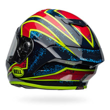 BELL RACE STAR DLX XENON BLUE/RETINA MOTORCYCLE HELMET