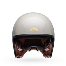 BELL TX-501 GLOSS VINTAGE WHITE MOTORCYCLE HELMET