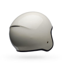 BELL TX-501 GLOSS VINTAGE WHITE MOTORCYCLE HELMET