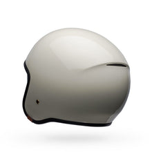 BELL TX-501 GLOSS VINTAGE WHITE MOTORCYCLE HELMET