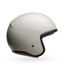 BELL TX-501 GLOSS VINTAGE WHITE MOTORCYCLE HELMET