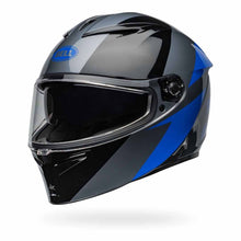 BELL LITHIUM SHEAR BLACK/BLUE MOTORCYCLE HELMET