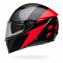 BELL LITHIUM SHEAR GREY/RED MOTORCYCLE HELMET