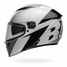 BELL LITHIUM SHEAR BLACK/WHITE MOTORCYCLE HELMET
