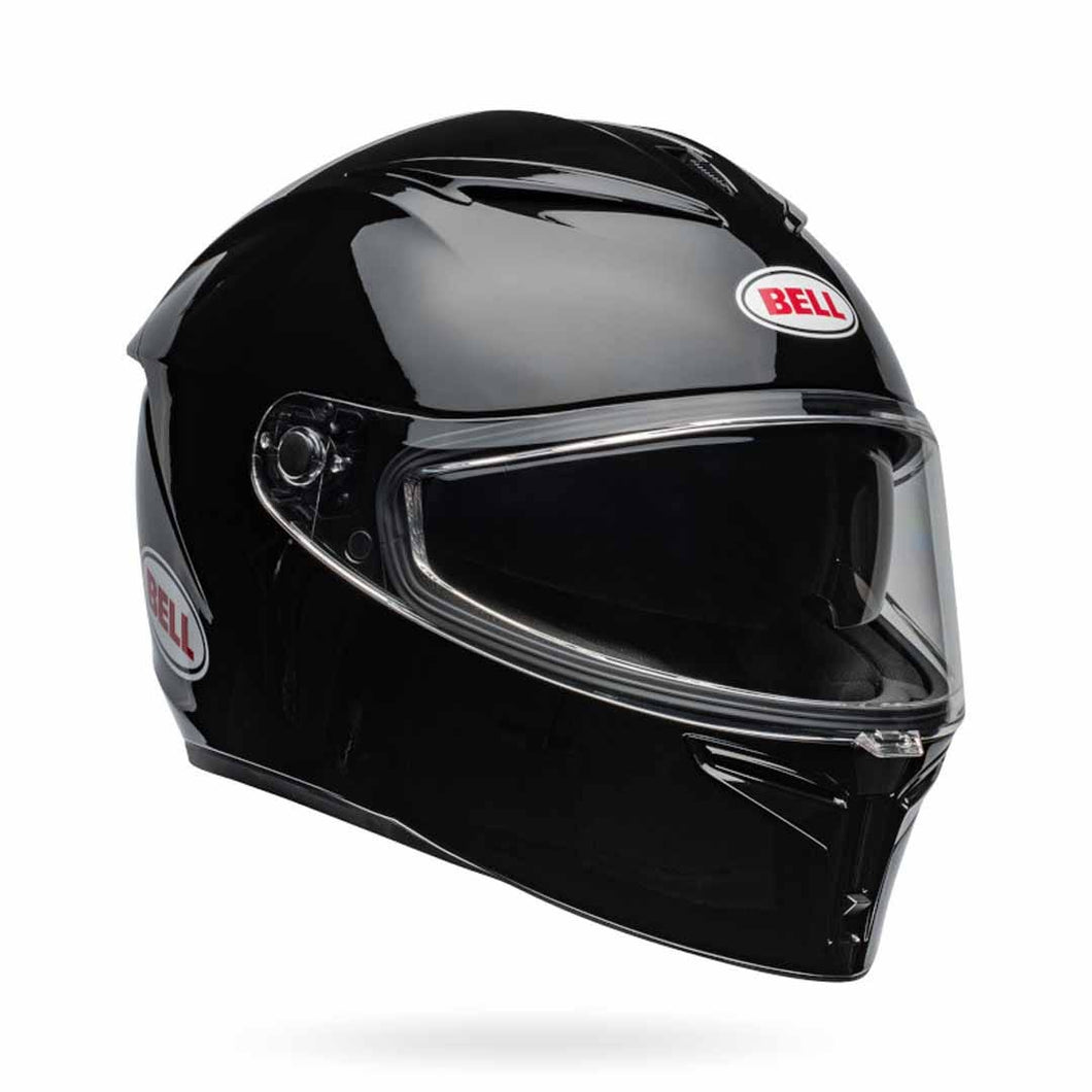 BELL LITHIUM GLOSS BLACK MOTORCYCLE HELMET