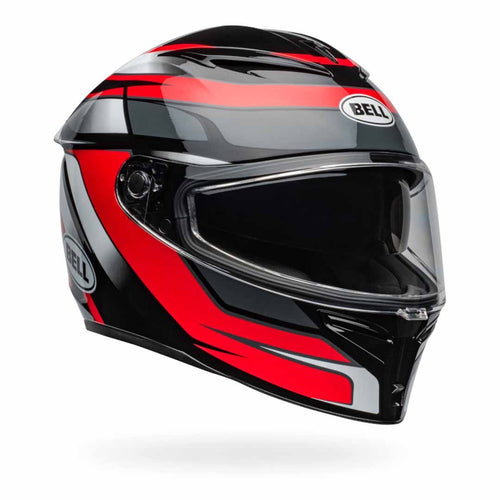 BELL LITHIUM MIPS PODIUM BLACK/RED MOTORCYCLE HELMET
