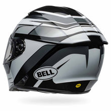 BELL LITHIUM MIPS PODIUM BLACK/WHITE MOTORCYCLE HELMET