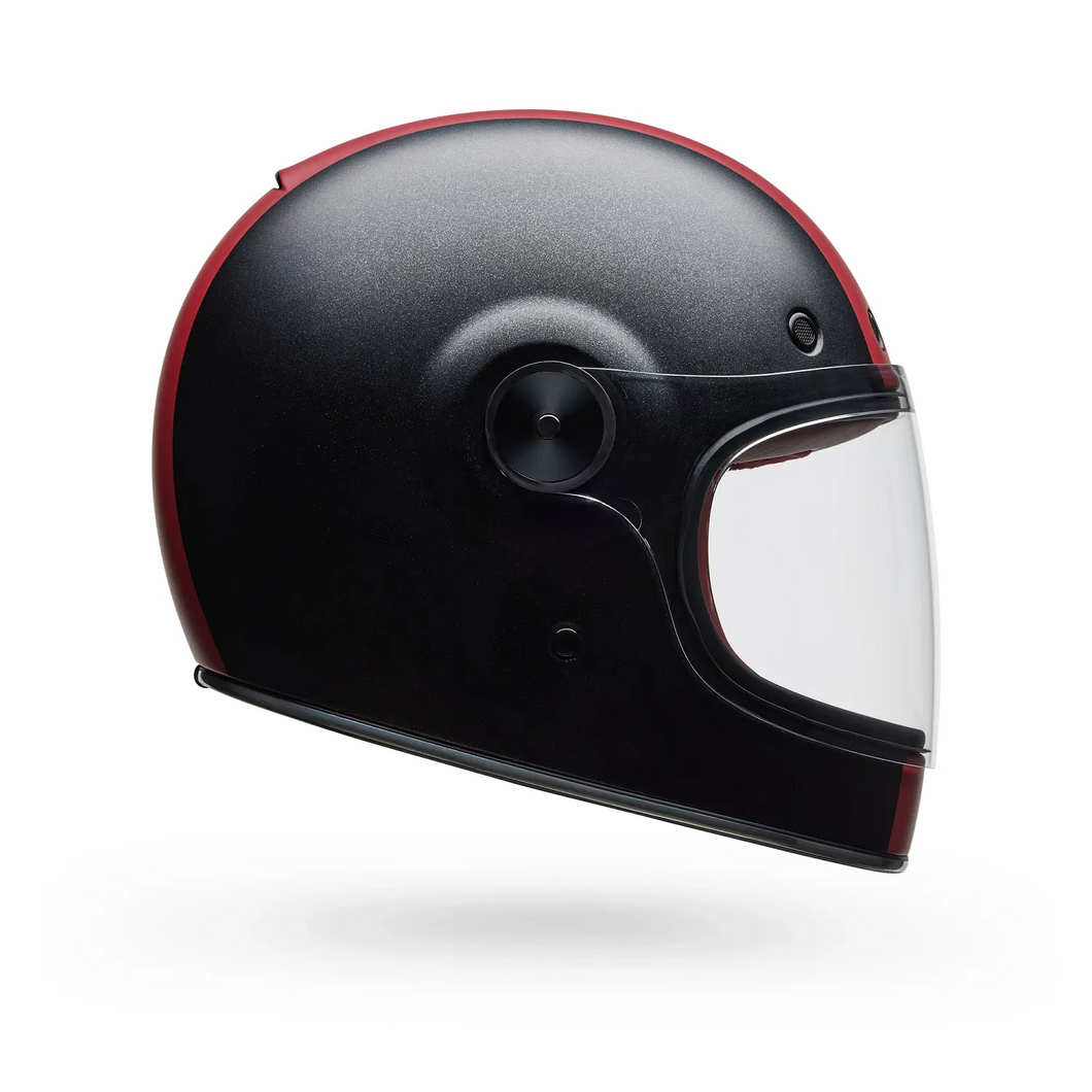 BELL BULLITT GT COMMAND MATT BLACK/WHITE MOTORCYCLE HELMET