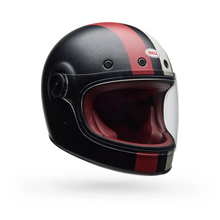 BELL BULLITT GT COMMAND MATT BLACK/WHITE MOTORCYCLE HELMET