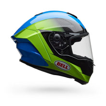 BELL RACE STAR DLX CORSA BLUE/GREEN MOTORCYCLE HELMET