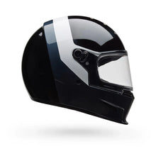 BELL ELIMINATOR MENACE BLACK/WHITE MOTORCYCLE HELMET