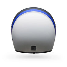 BELL ELIMINATOR MENACE MATT BLUE/WHITE MOTORCYCLE HELMET