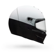 BELL ELIMINATOR CARBON DIVERGE WHITE/BLACK MOTORCYCLE HELMET