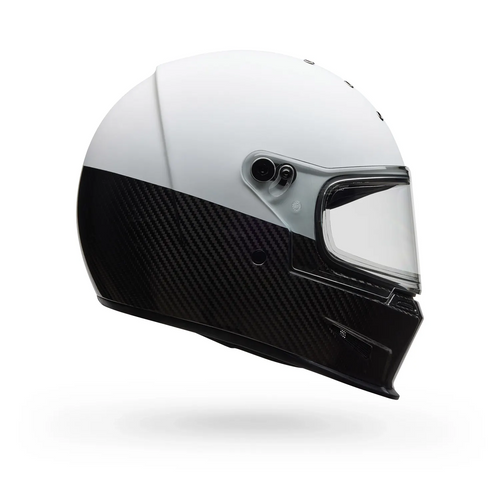 BELL ELIMINATOR CARBON DIVERGE WHITE/BLACK MOTORCYCLE HELMET