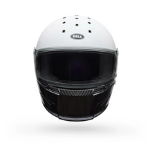 BELL ELIMINATOR CARBON DIVERGE WHITE/BLACK MOTORCYCLE HELMET