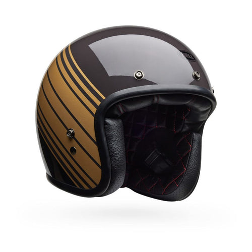 BELL CUSTOM 500 BLACK/GOLD MOTORCYCLE HELMET