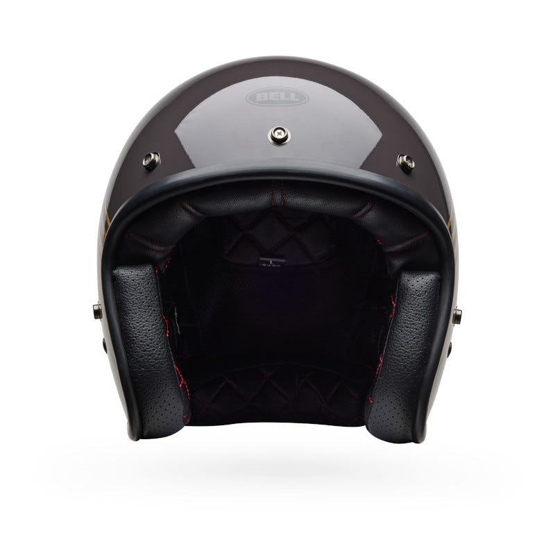 BELL CUSTOM 500 BLACK/GOLD MOTORCYCLE HELMET