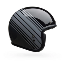 BELL CUSTOM 500 EDGE METALLIC BLACK/GREY MOTORCYCLE HELMET