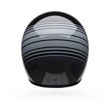 BELL CUSTOM 500 EDGE METALLIC BLACK/GREY MOTORCYCLE HELMET