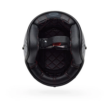 BELL CUSTOM 500 EDGE METALLIC BLACK/GREY MOTORCYCLE HELMET