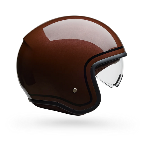 BELL TX-501 CLASSIC GLOSS ROOTBEER MOTORCYCLE HELMET