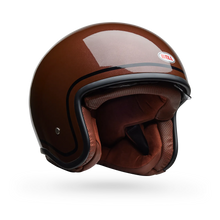 BELL TX-501 CLASSIC GLOSS ROOTBEER MOTORCYCLE HELMET