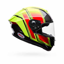 BELL RACE STAR DLX FLEX GRID YELLOW MOTORCYCLE HELMET