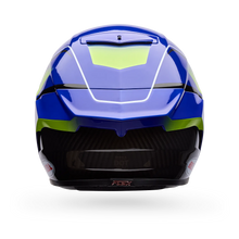BELL RACE STAR DLX FLEX GRID GLOSS BLUE/YELLOW MOTORCYCLE HELMET